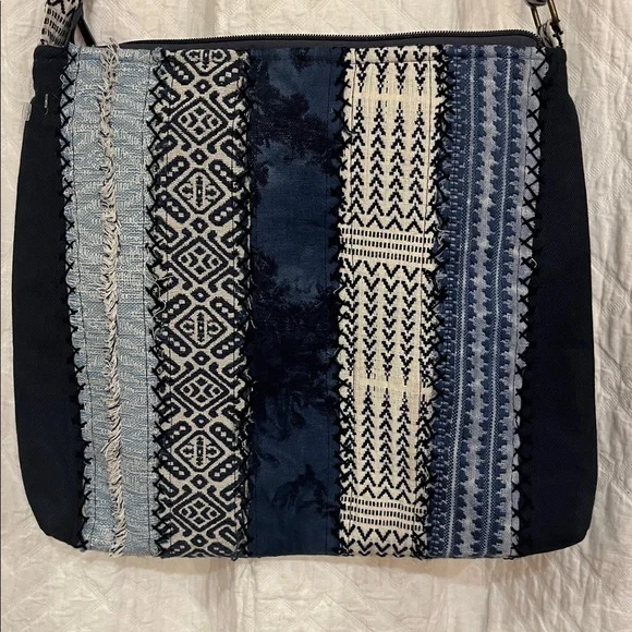 NWOT Demdaco Your Journey Indigo Crossbody Bag - Picture 8 of 12